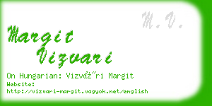 margit vizvari business card